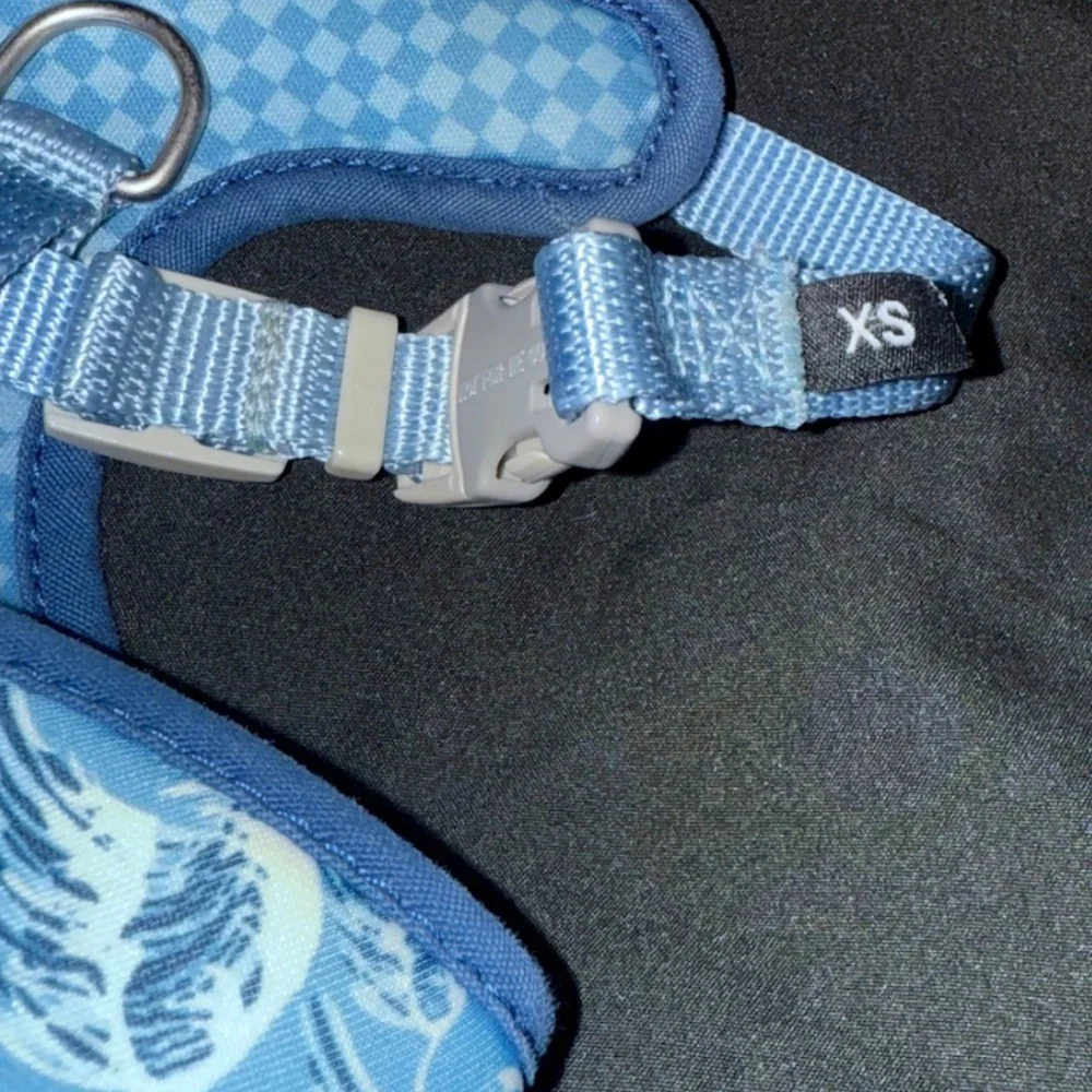 Dog Harness Costal Pets Ocean Waves Pattern XS NWOT